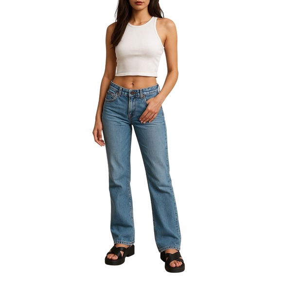 Mudd Denim - Vintage Y2K Mudd Jeans Junior's Size 0 – 100% Cotton Low Rise Bootcut Denim